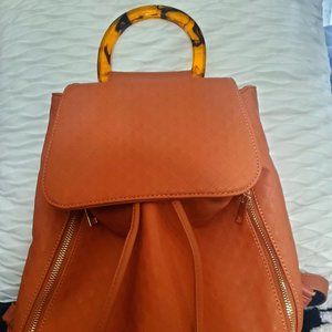 Mellow World Jordana Diamond Quilted Backpack- Cognac | NWT (VEGAN LEATHER!)
